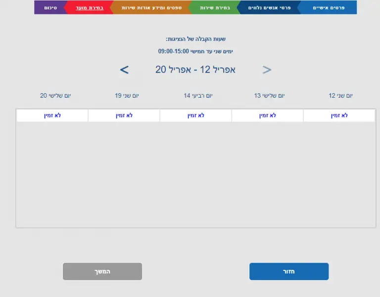 קביעת תורים קונסוליית ירדן